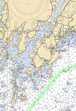 Nautical Chart Switch Plate - Maine - Single Toggle